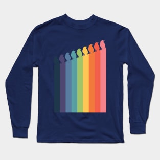 Rainbow birds Long Sleeve T-Shirt